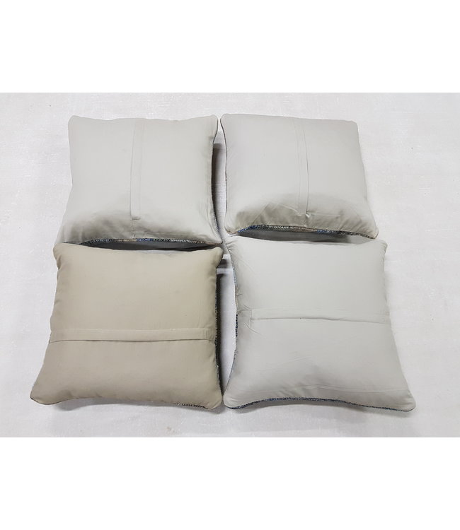 4x modern kelim kussens 45x45 cm met vulling