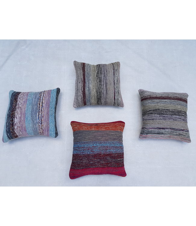 ​​4x modern kilim cushions 50x50 cm with filling