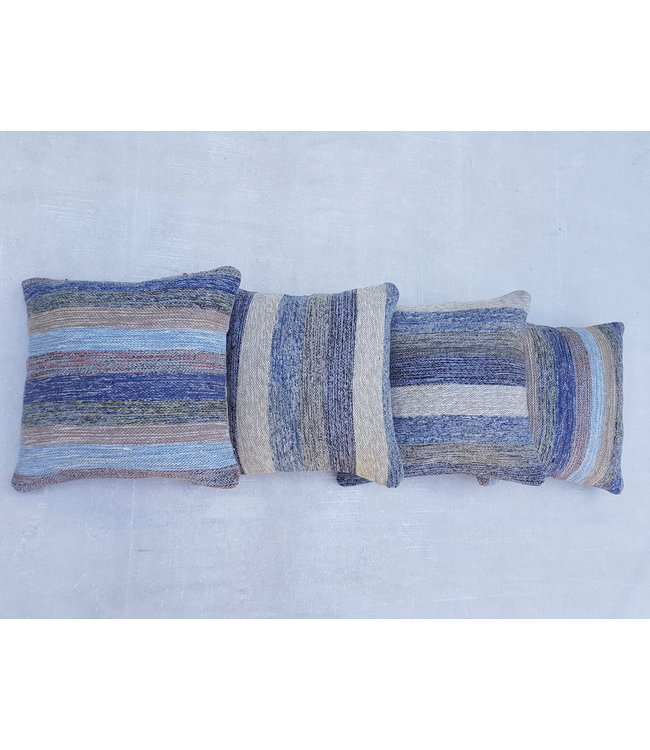 ​​4x modern kilim cushions 50x50 cm with filling