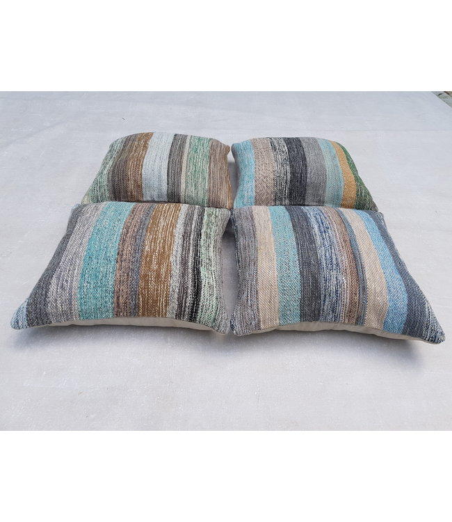 ​​4x modern kilim cushions 50x50 cm with filling
