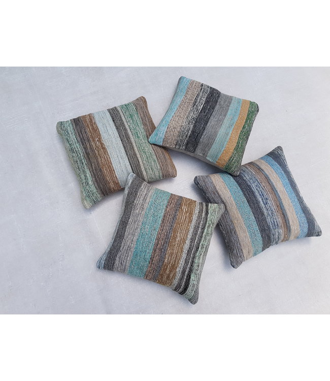 ​​4x modern kilim cushions 50x50 cm with filling
