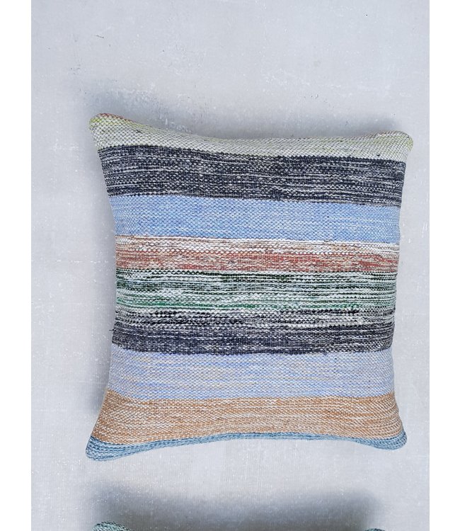 4x modern Kelim Kissen 50x50 cm mit Füllung