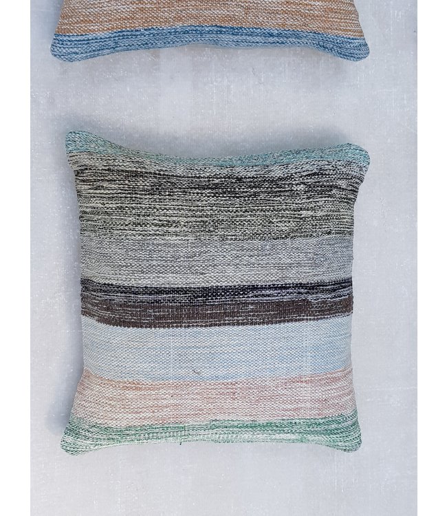 4x modern Kelim Kissen 50x50 cm mit Füllung