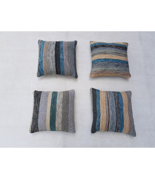 ​​4x modern kilim cushions 50x50 cm with filling