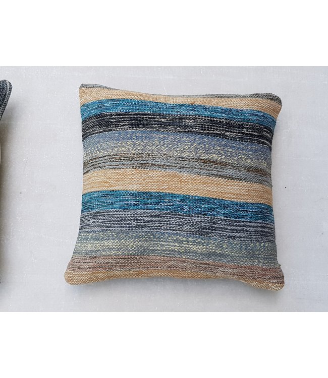 4x modern kelim kussens 50x50 cm met vulling