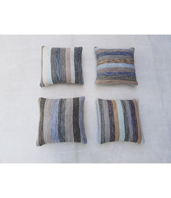 ​​4x modern kilim cushions 50x50 cm with filling