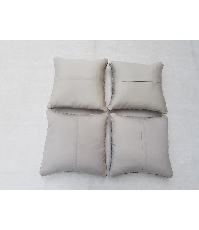 ​​4x modern kilim cushions 50x50 cm with filling