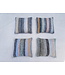 4x modern kelim kussens 50x50 cm met vulling