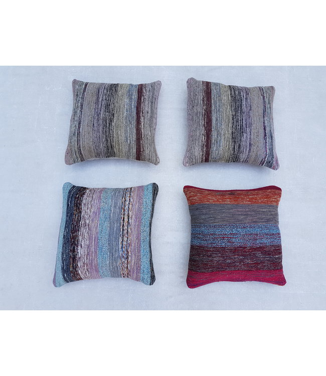 ​​4x modern kilim cushions 50x50 cm with filling