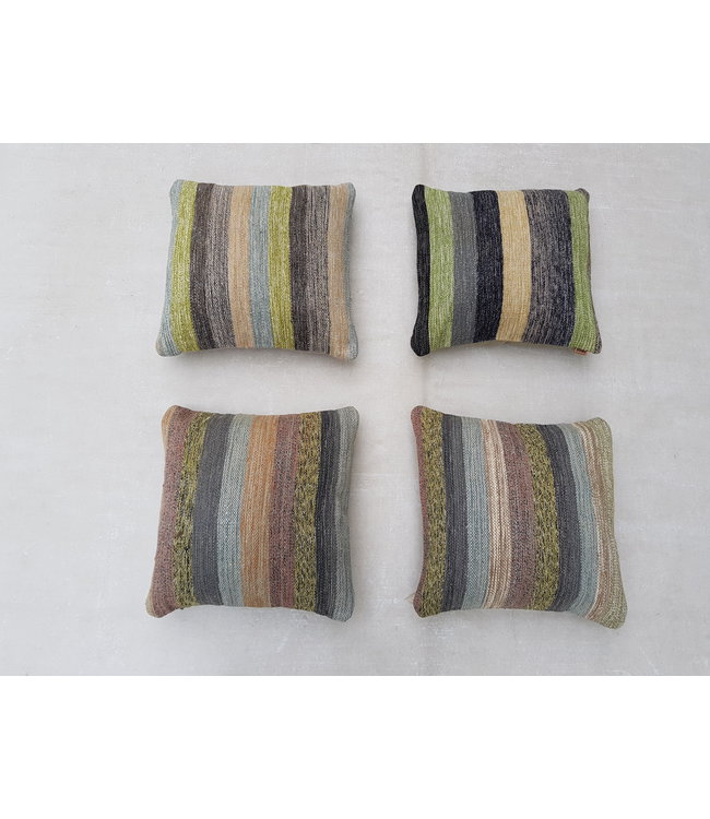 ​​4x modern kilim cushions 50x50 cm with filling