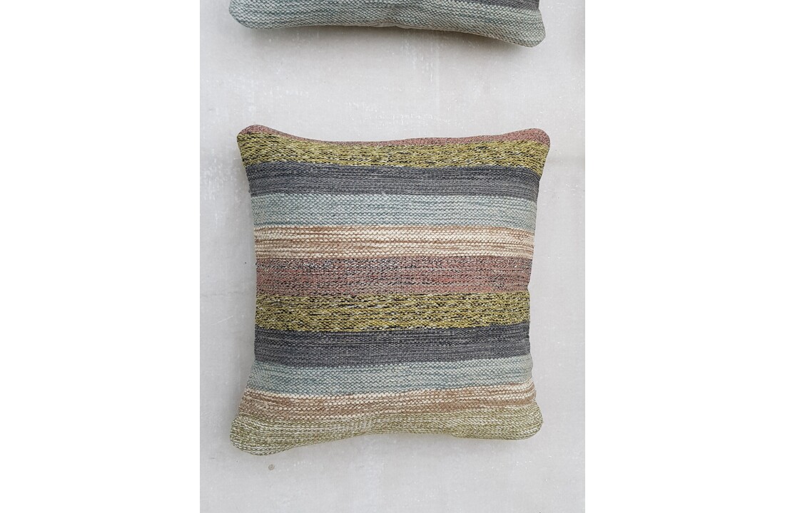 4x unike moderne kelim kussens met vulling ca 50x50 cm