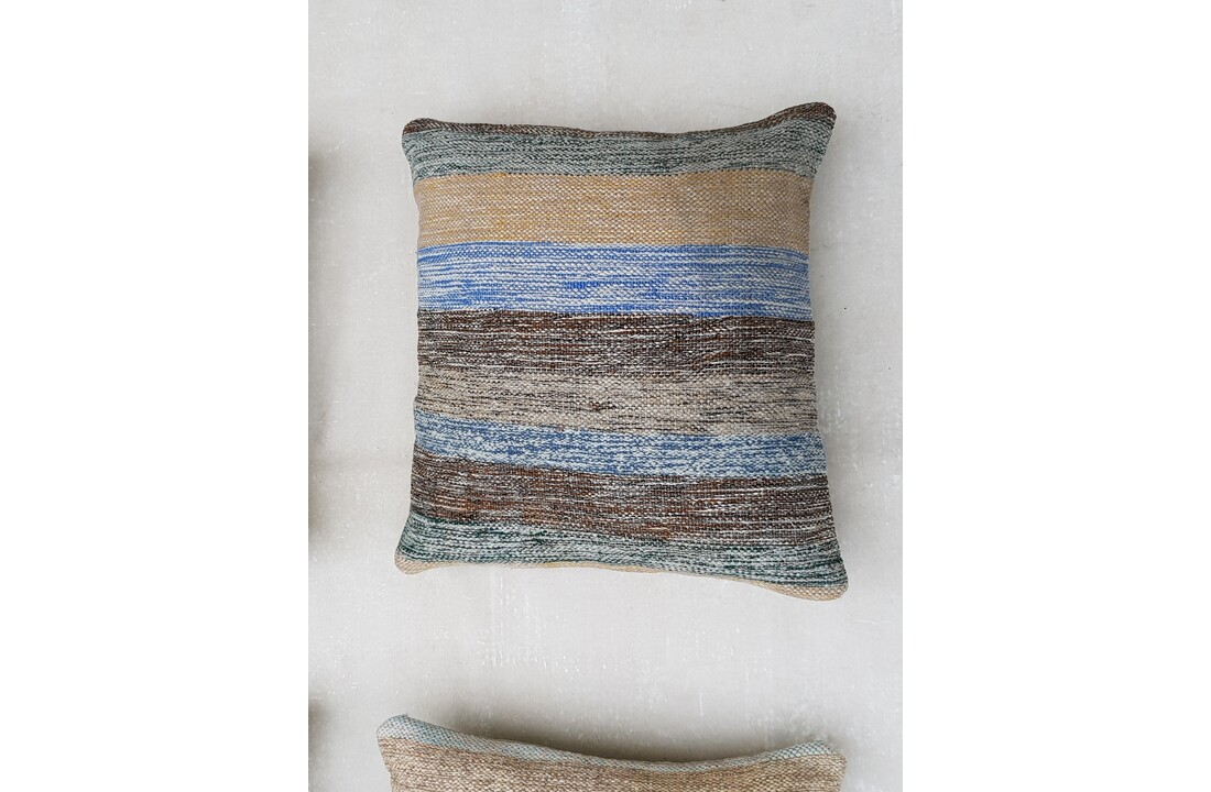 4x unike moderne kelim kussens met vulling ca 50x50 cm