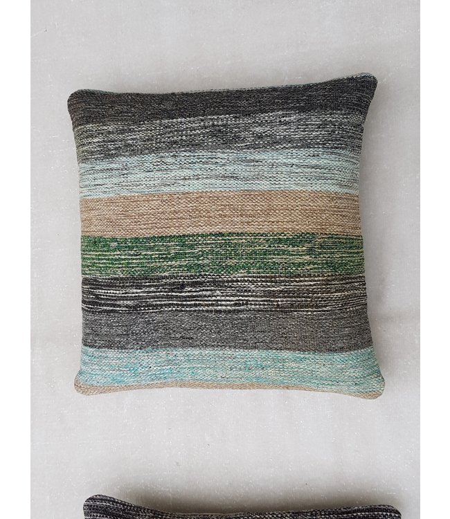 4x modern Kelim Kissen 50x50 cm mit Füllung