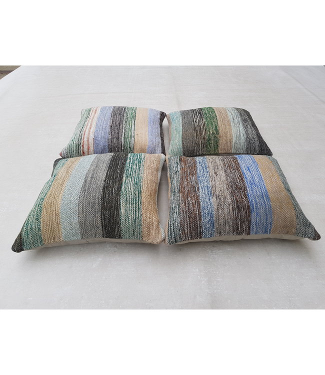 ​​4x modern kilim cushions 50x50 cm with filling