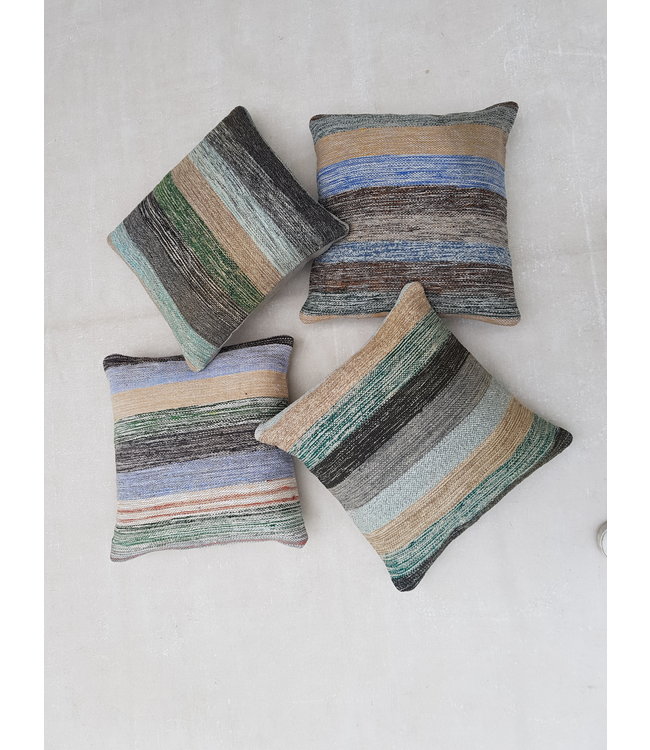 ​​4x modern kilim cushions 50x50 cm with filling
