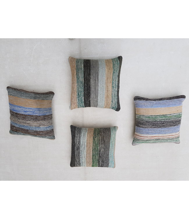 4x modern kelim kussens 50x50 cm met vulling