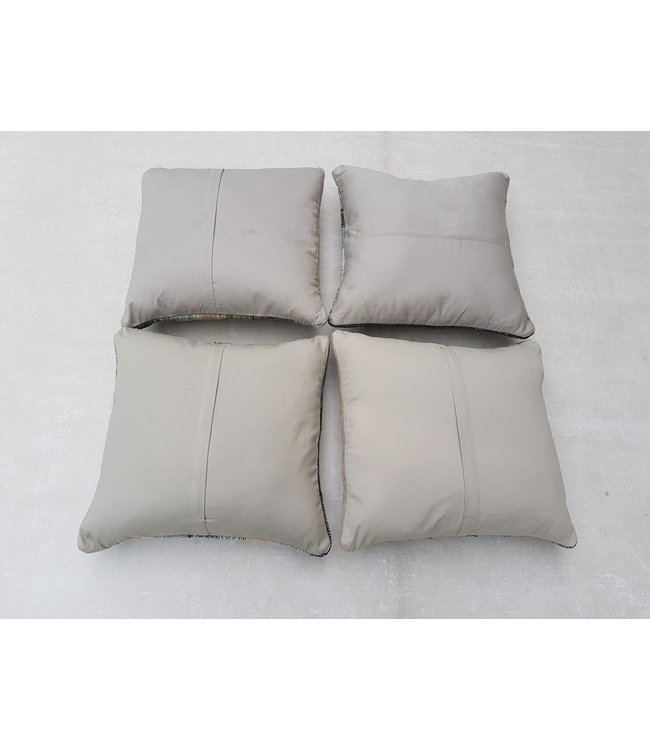 ​​4x modern kilim cushions 50x50 cm with filling