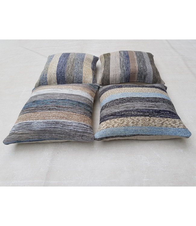 ​​4x modern kilim cushions 50x50 cm with filling