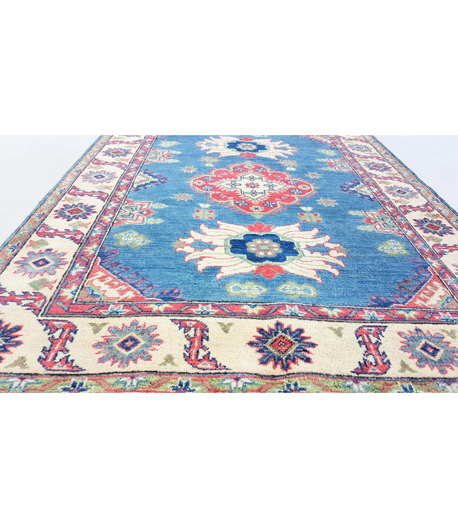 Handgeknoopt kazak tapijt 163x122 cm  oosters kleed vloerkleed