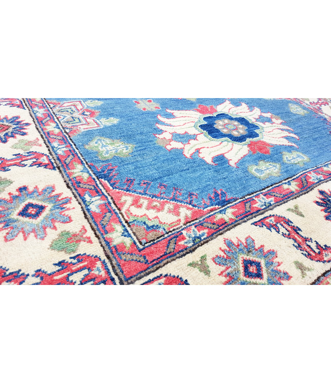 Handgeknoopt kazak tapijt 163x122 cm  oosters kleed vloerkleed