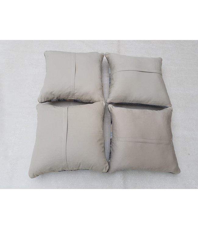 ​​4x modern kilim cushions 50x50 cm with filling