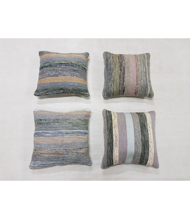 ​​4x modern kilim cushions 50x50 cm with filling