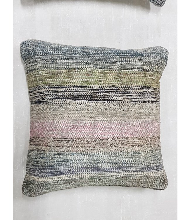 4x modern Kelim Kissen 50x50 cm mit Füllung