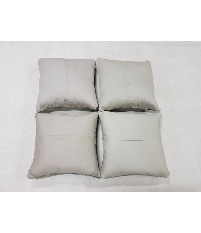 ​​4x modern kilim cushions 50x50 cm with filling
