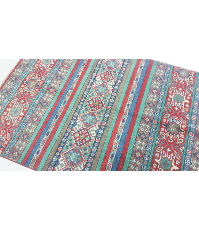 Handgeknüpft wolle kazak teppich  178x125 cm   Orientalisch teppichboden