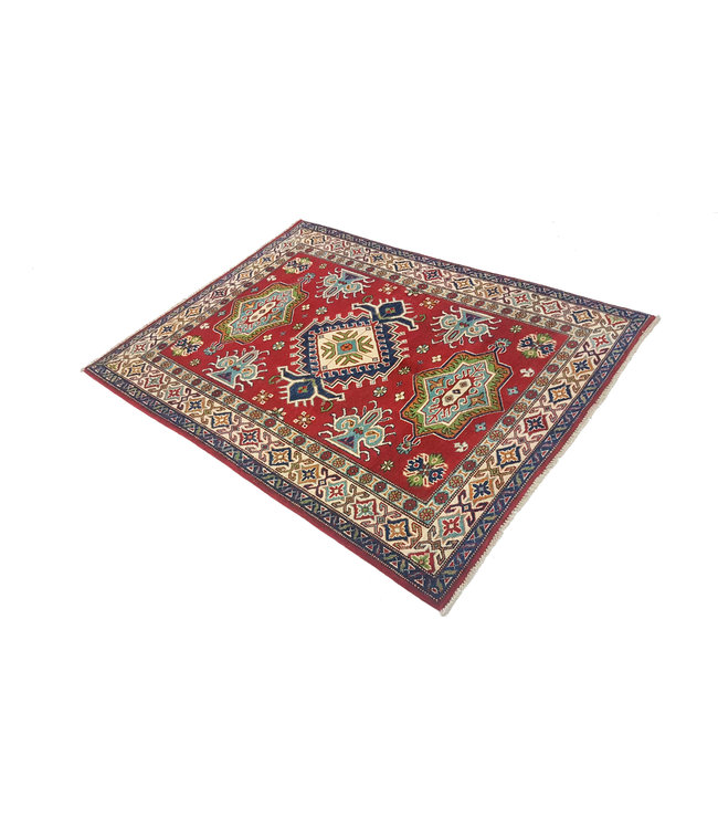 Handgeknoopt kazak tapijt 175x123 cm  oosters kleed vloerkleed