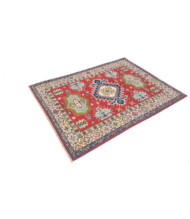 Handgeknoopt kazak tapijt 175x123 cm  oosters kleed vloerkleed
