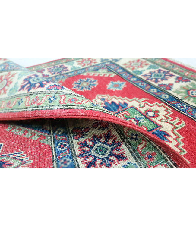 Hand knotted  5'6x3'9 wool kazak area rug  173x120 cm  Oriental carpet