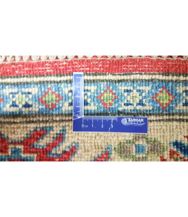 Hand knotted  5'2x4'0 wool kazak area rug  159x123 cm  Oriental carpet