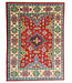 Hand knotted  5'2x4'0 wool kazak area rug  159x123 cm  Oriental carpet