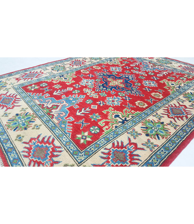 Handgeknüpft wolle kazak teppich  159x123 cm   Orientalisch teppichboden