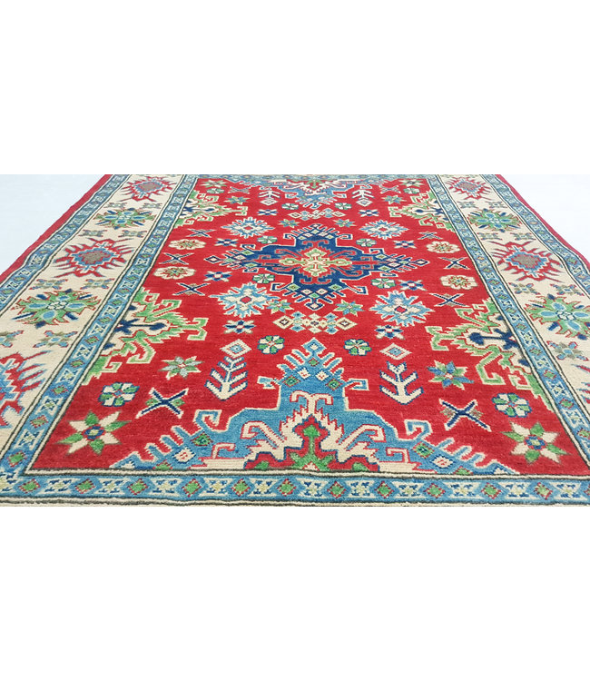 Handgeknüpft wolle kazak teppich  159x123 cm   Orientalisch teppichboden