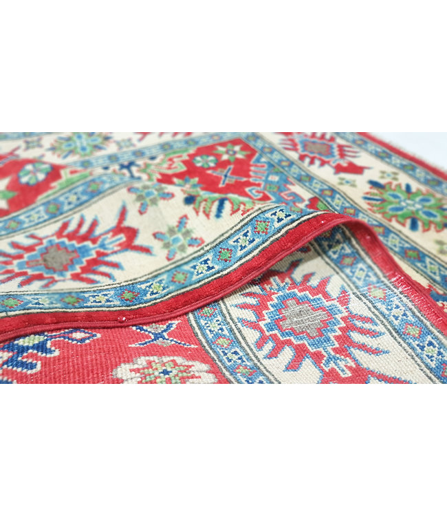 Handgeknoopt kazak tapijt 159x123 cm  oosters kleed vloerkleed