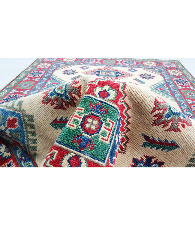 Handgeknüpft wolle kazak teppich  187x122 cm   Orientalisch teppichboden