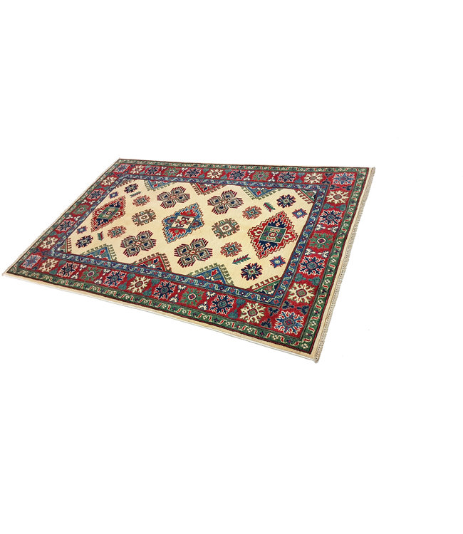 Handgeknoopt kazak tapijt 187x122 cm  oosters kleed vloerkleed
