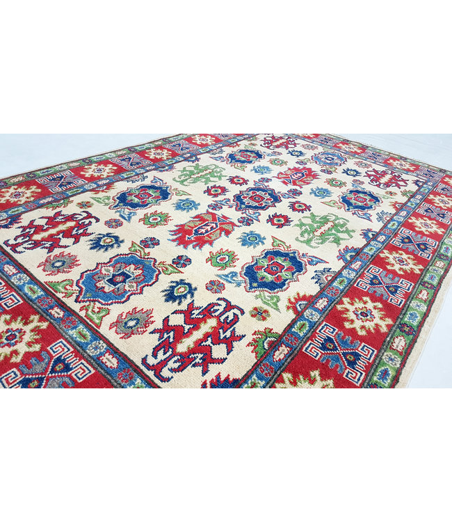 Handgeknüpft wolle kazak teppich  186x121 cm   Orientalisch teppichboden