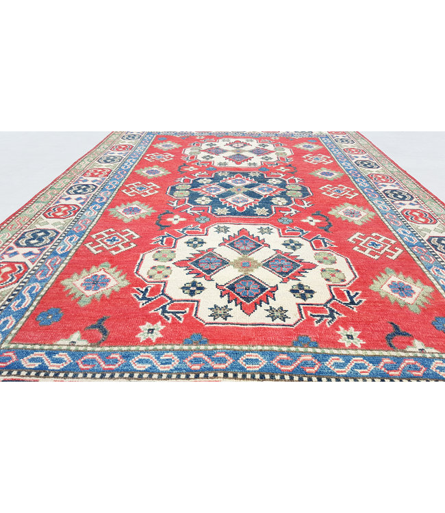 Handgeknüpft wolle kazak teppich  186x127 cm   Orientalisch teppichboden