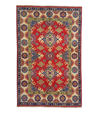 Hand knotted  5'9x3'9 wool kazak area rug 180x120 cm  Oriental carpet