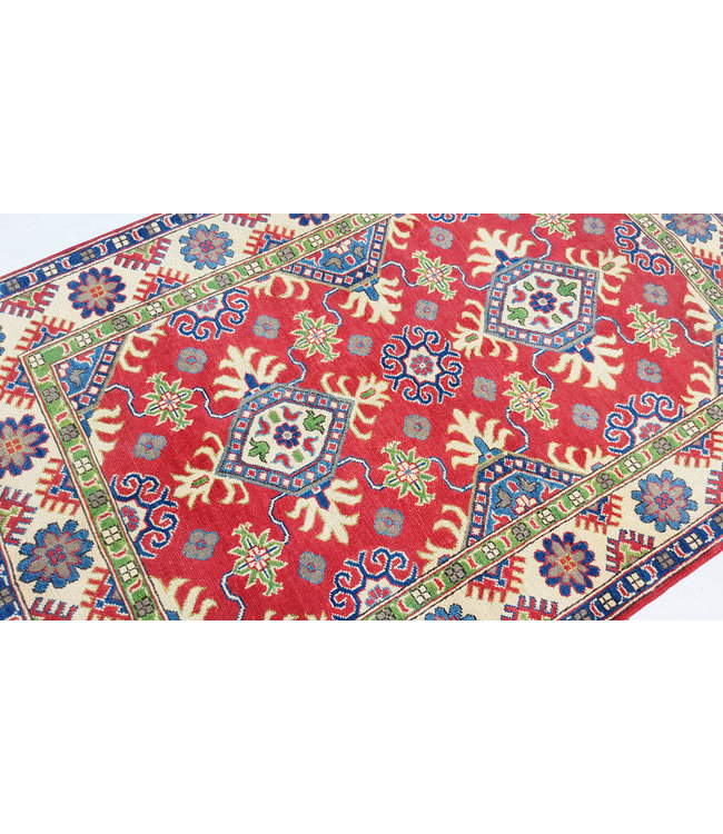 Handgeknoopt kazak tapijt 180x120 cm  oosters kleed vloerkleed