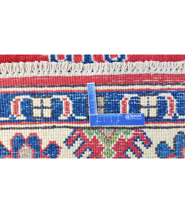 Handgeknoopt kazak tapijt 180x120 cm  oosters kleed vloerkleed