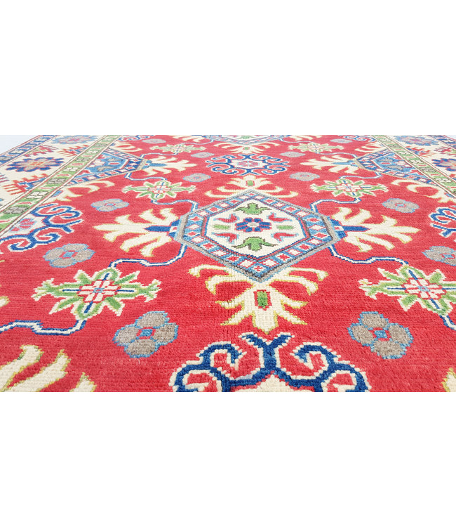 Handgeknoopt kazak tapijt 180x120 cm  oosters kleed vloerkleed