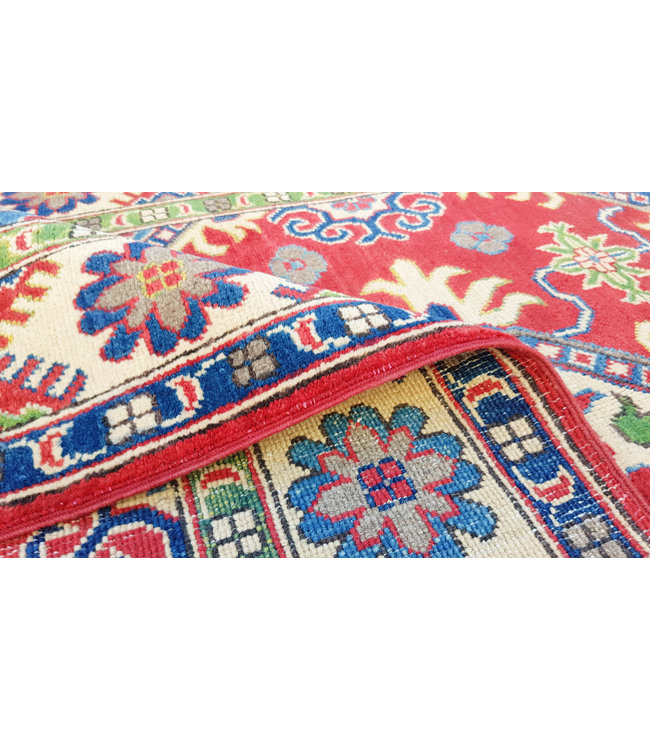 Handgeknoopt kazak tapijt 180x120 cm  oosters kleed vloerkleed