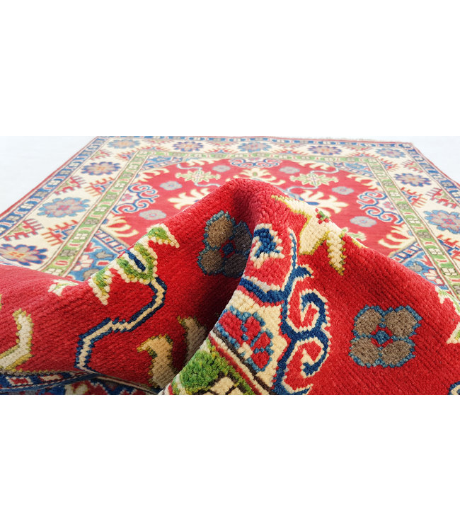 Handgeknoopt kazak tapijt 180x120 cm  oosters kleed vloerkleed