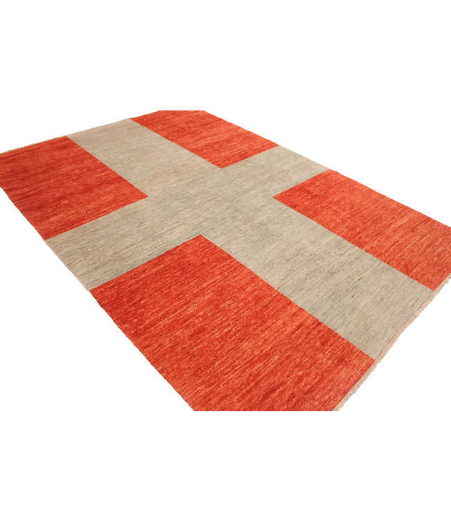 Handgeknoopt Modern Art tapijt 252x174 cm  oosters kleed vloerkleed