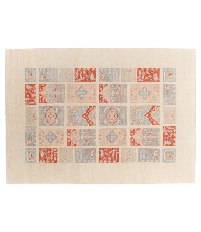 Handgeknoopt Modern Art tapijt 358x252 cm  oosters kleed vloerkleed