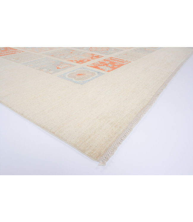 Handgeknoopt Modern Art tapijt 358x252 cm  oosters kleed vloerkleed